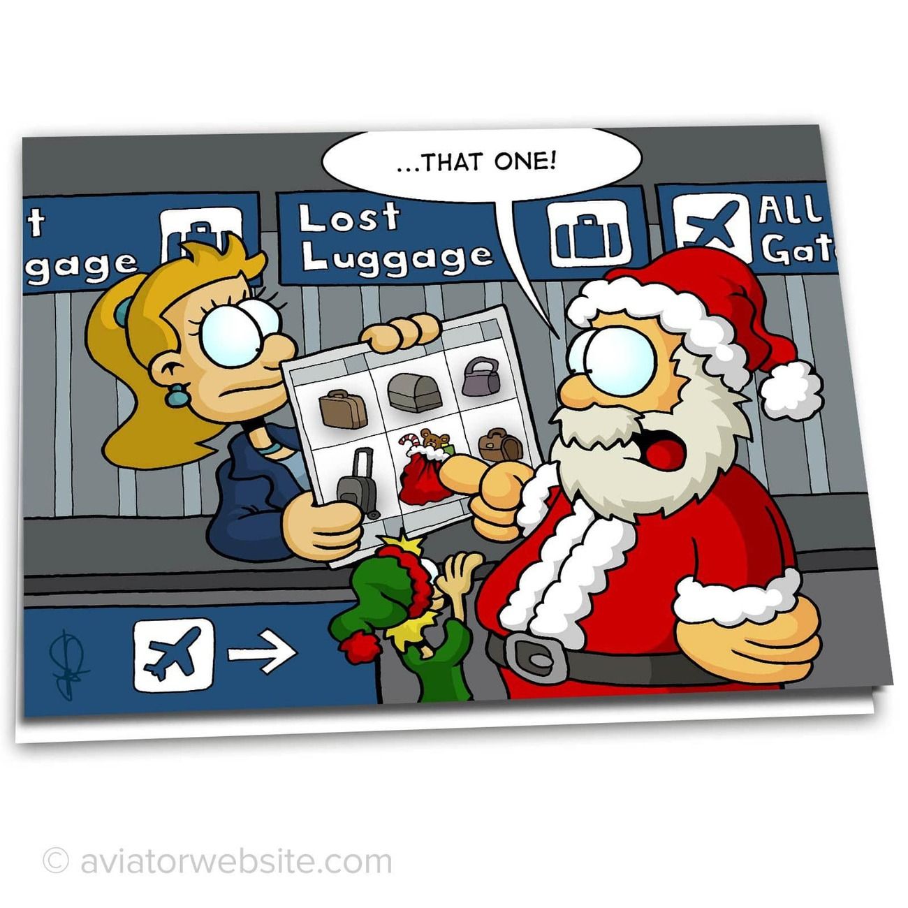 Cartoon santa lost luggage airport 266261818_504.jpg